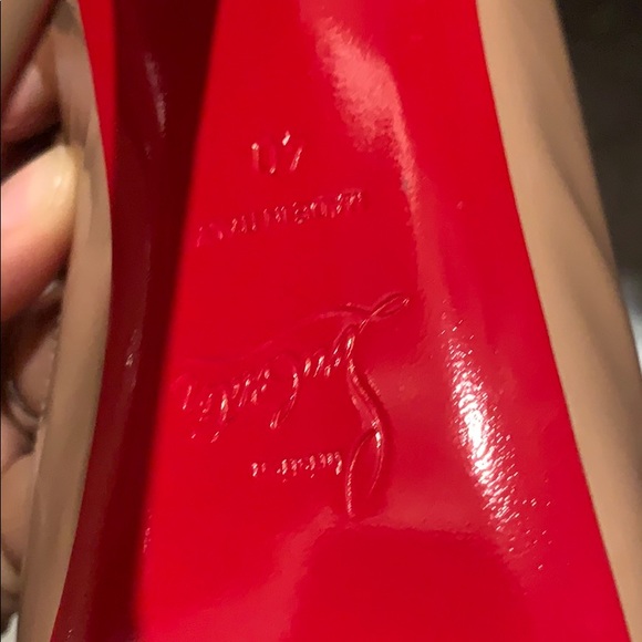 Christian Louboutine Nude 120 Slingback Pumps - Picture 15 of 16